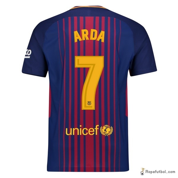 Camiseta Barcelona Replica Primera Ropa Arda 2017/18 Azul
